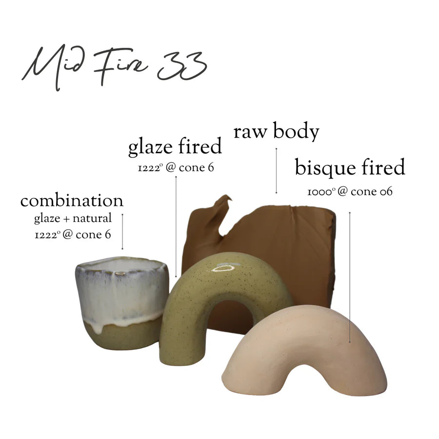 Keane Ceramics Mid Fire 33 Clay 10kg