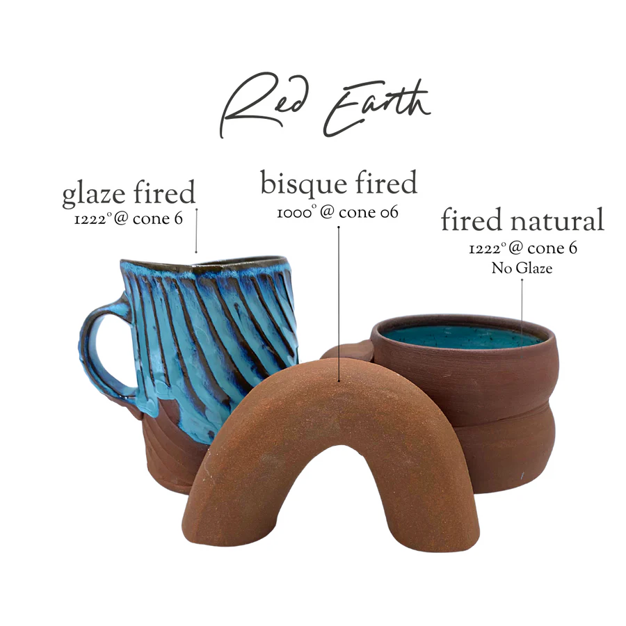 Keane Pottery Clay Mid Fire Red Earth 10kg