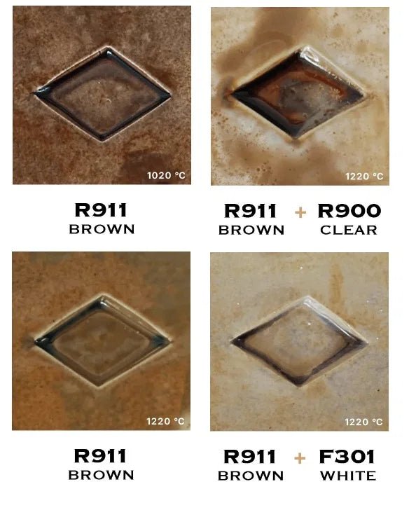 Milton Bridge Brown Vibes Reactive (R911B3) Effect Glaze