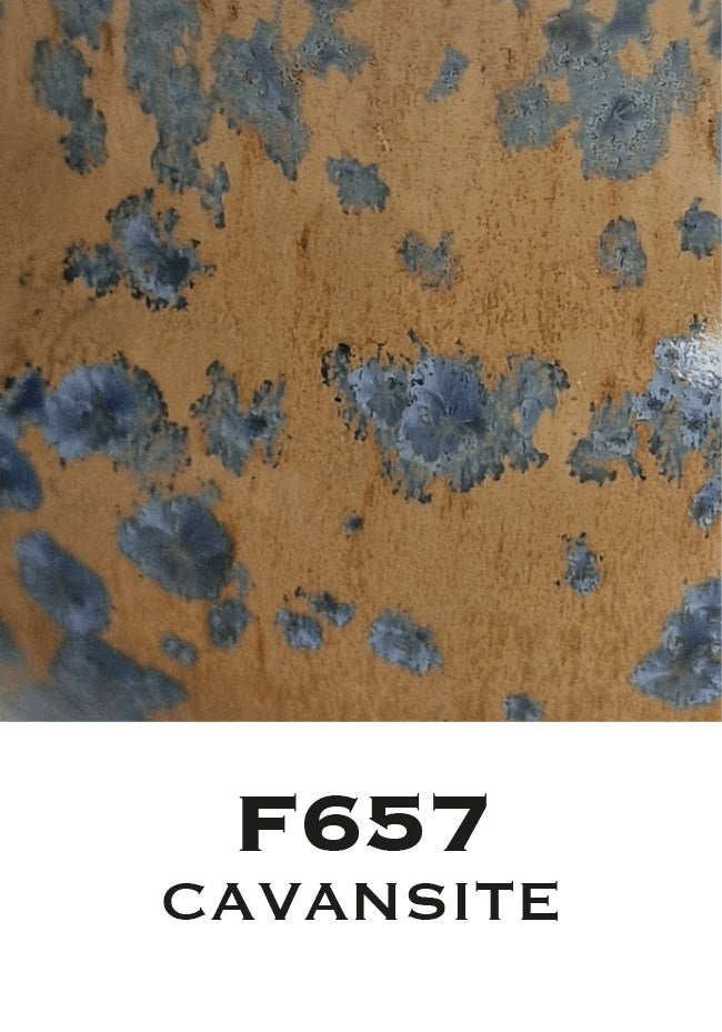 Milton Bridge Cavansite Crystalline Pottery Glaze (F657B) (1220°C Cone 6)