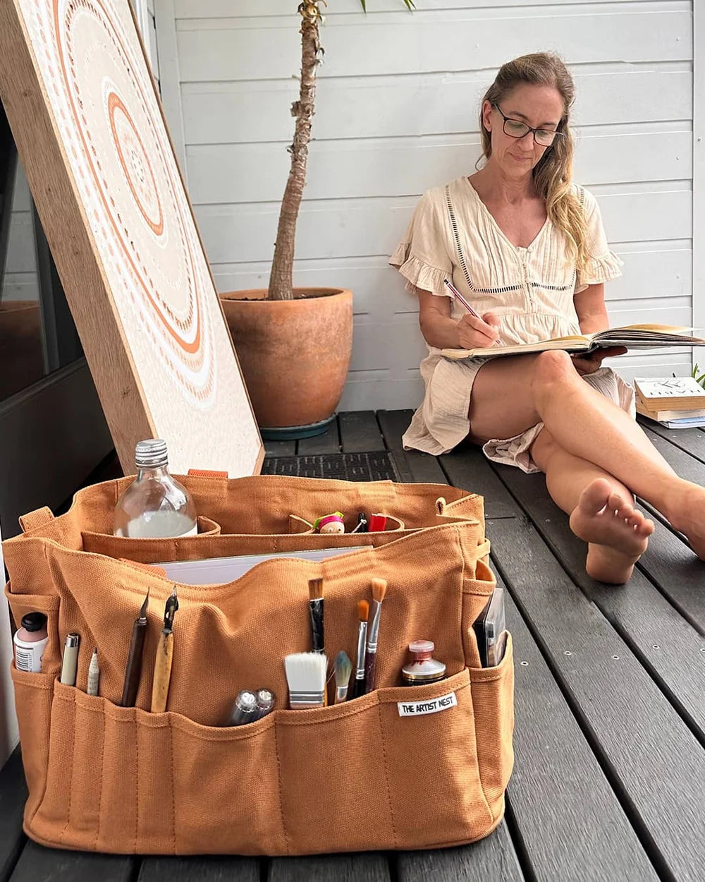 The Artist Bag - Outback Orange