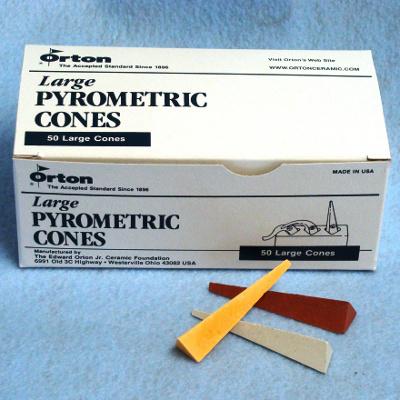Orton Large Pyrometric Cone 8 Box ~1269°C - OB8