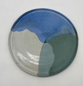 Tri Color Dinner Plates - Artist Prue Morrison
