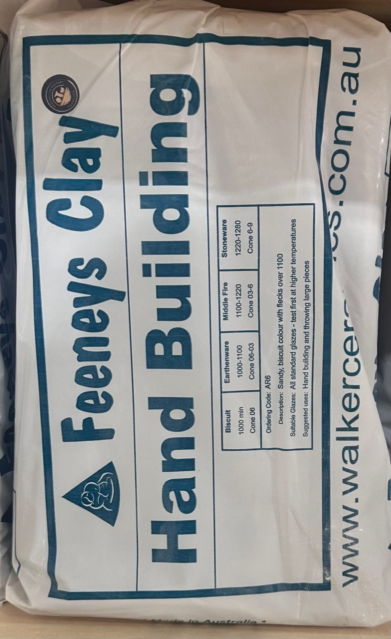 Feeneys Handbuilding Clay 12.5kg (HB) (AR6)