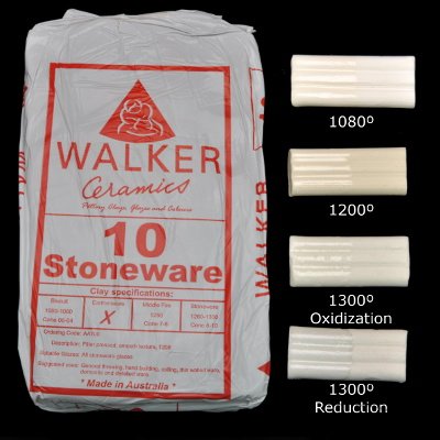 Walker Ceramics 10 Stoneware Clay (10 kg) AA100 1240-1300 C