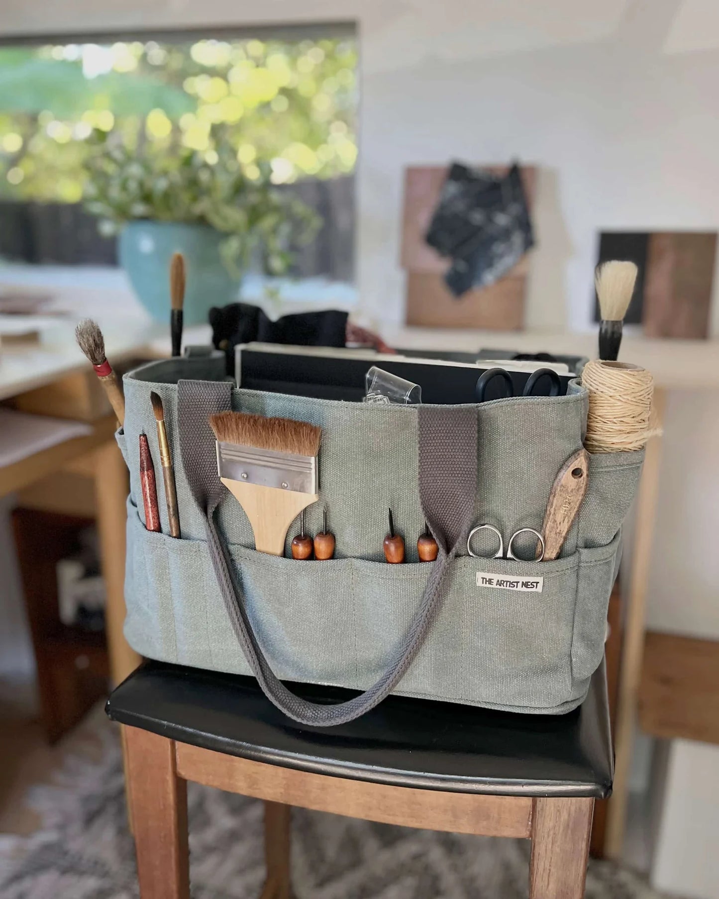 The Artist Bag - Eucalypt Green