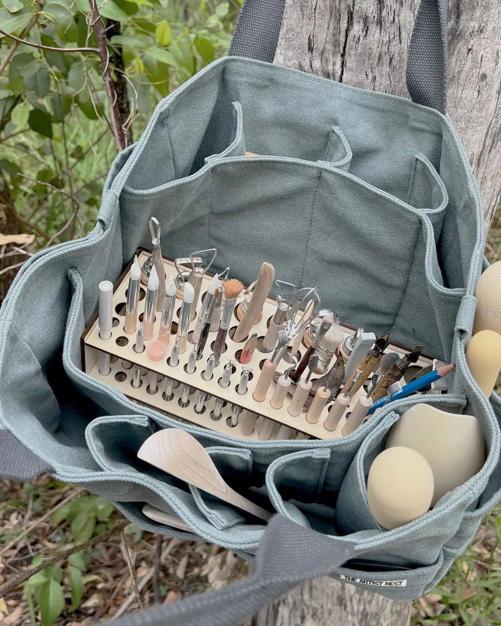 The Artist Bag - Eucalypt Green