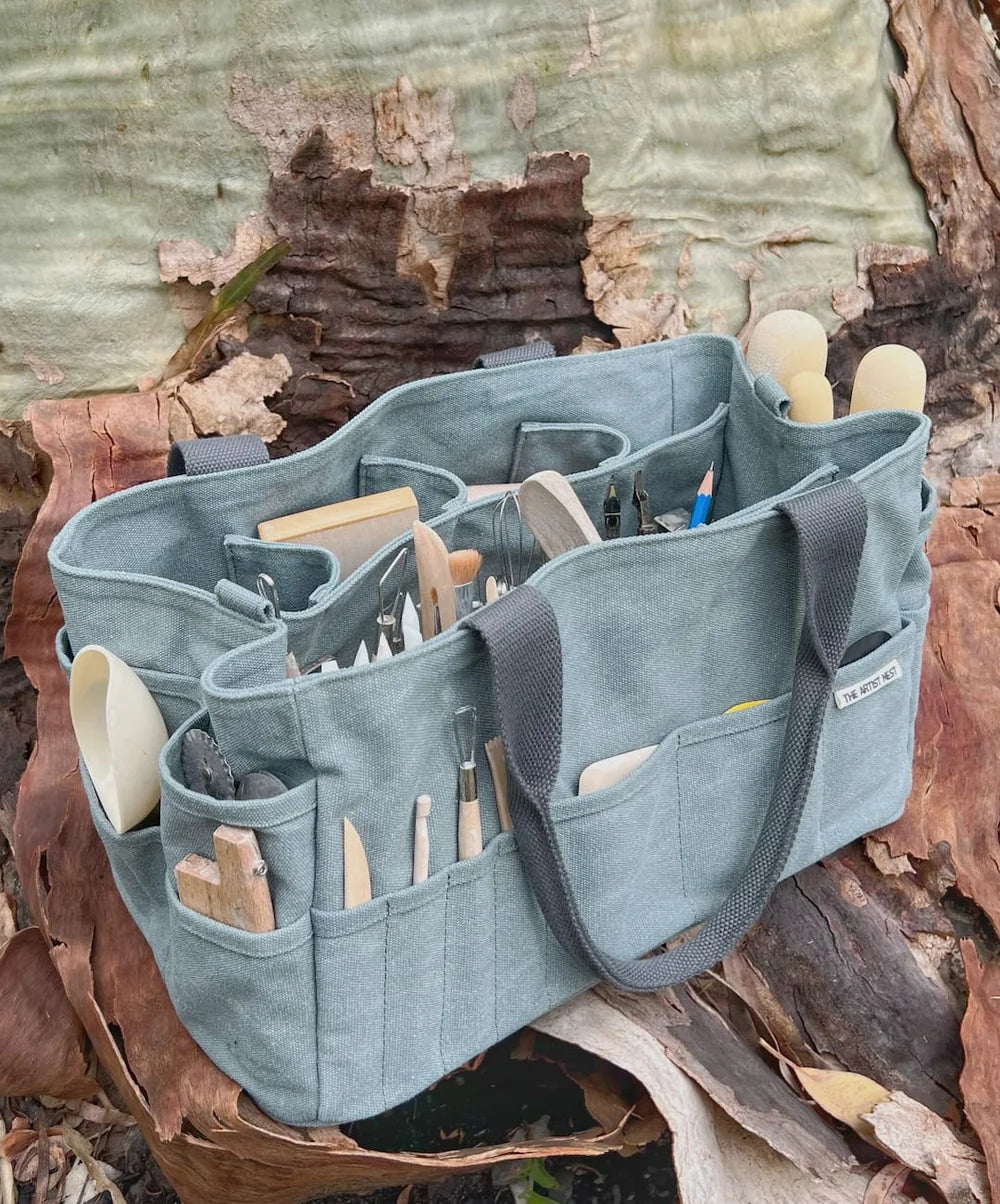 The Artist Bag - Eucalypt Green