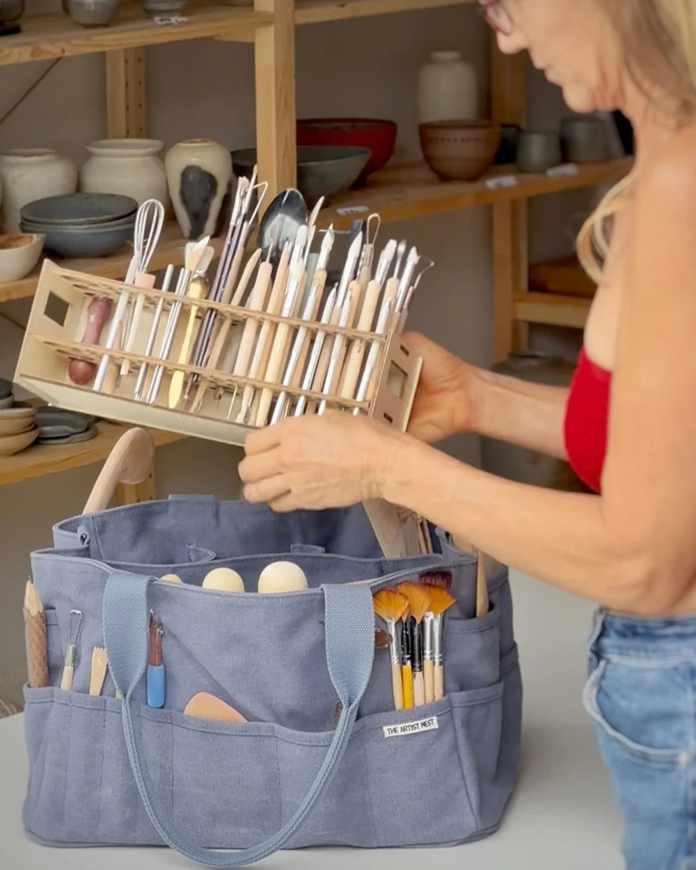 The Artist Bag - The Pass Blue