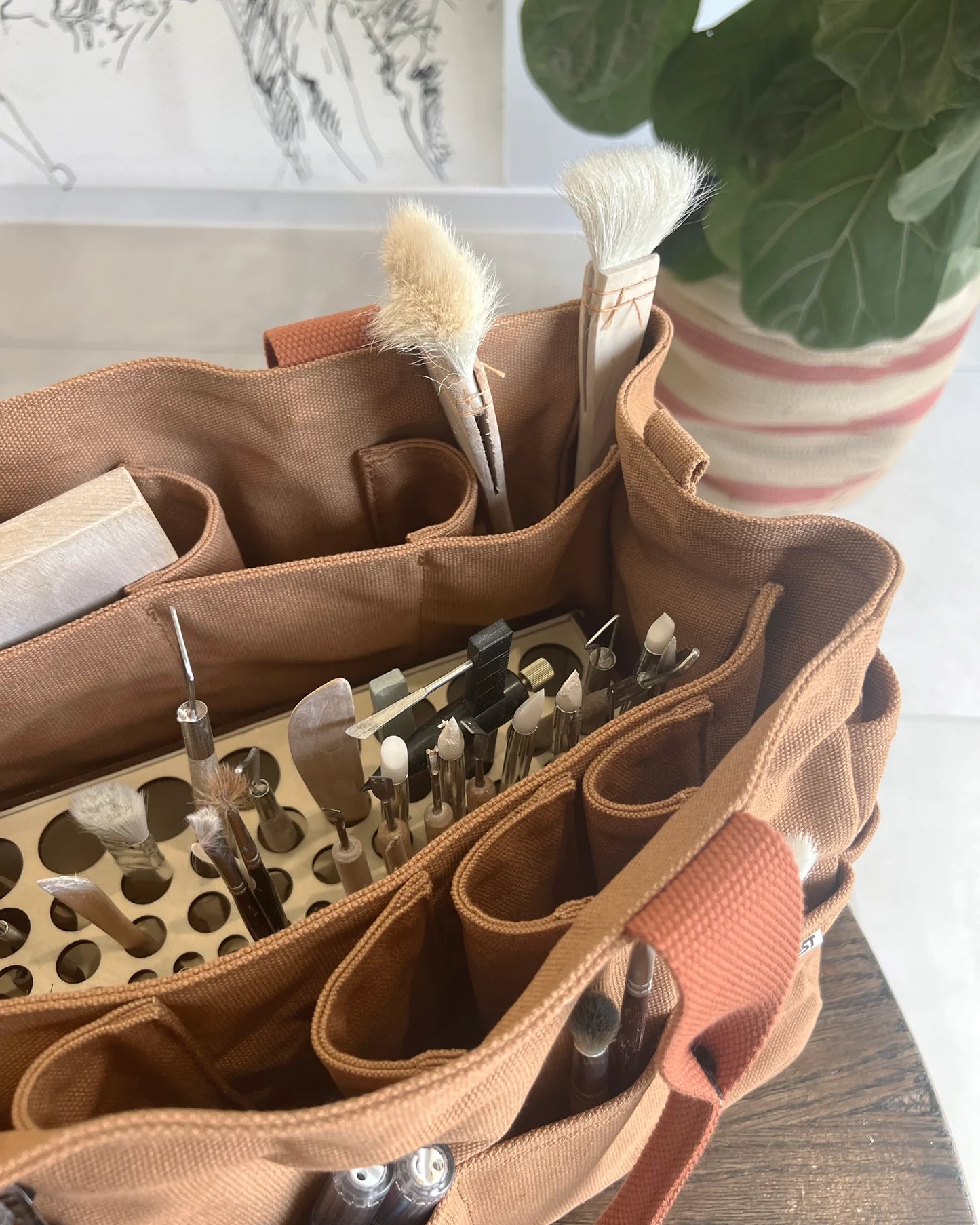 The Artist Bag - Outback Orange