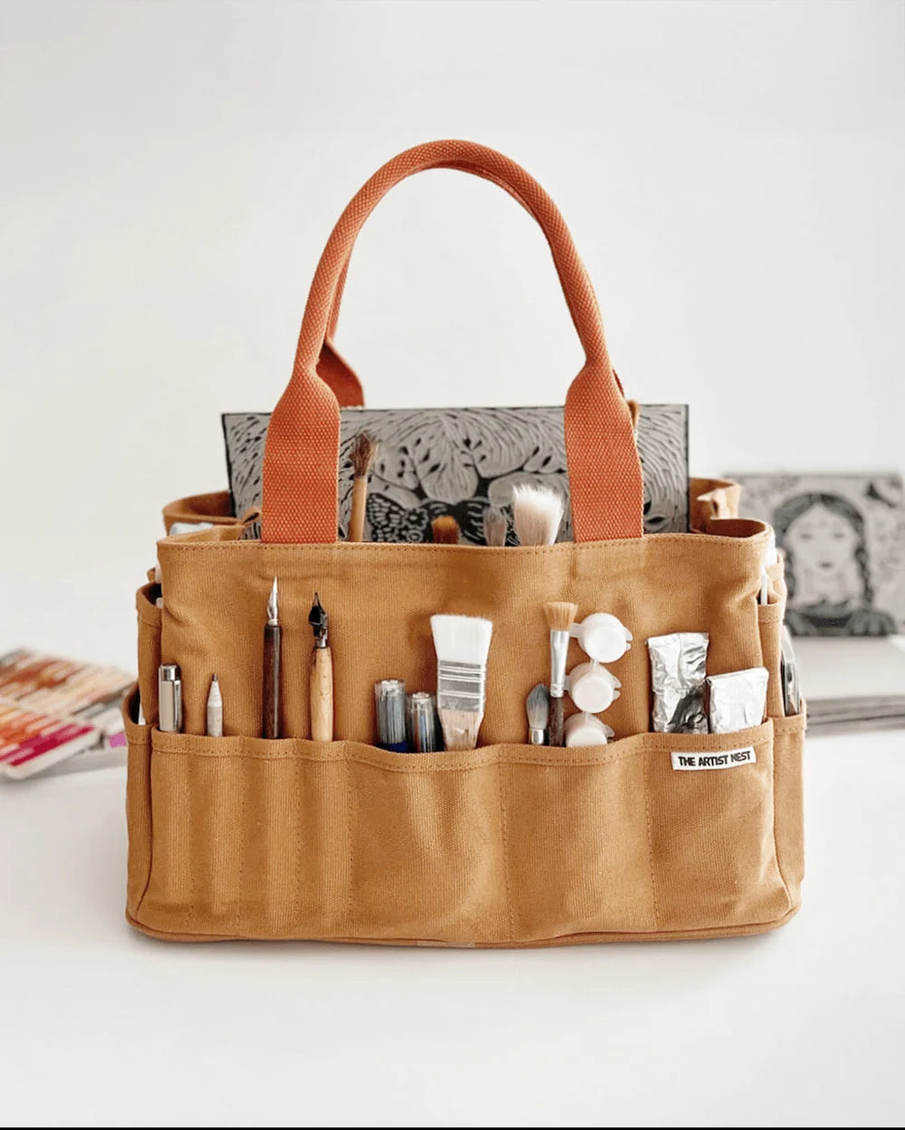 The Artist Bag - Outback Orange