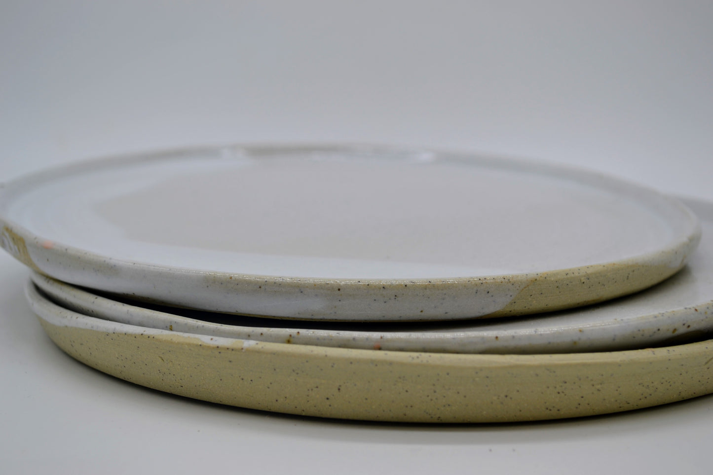White Dinner Plate - Artist Prue Morrison
