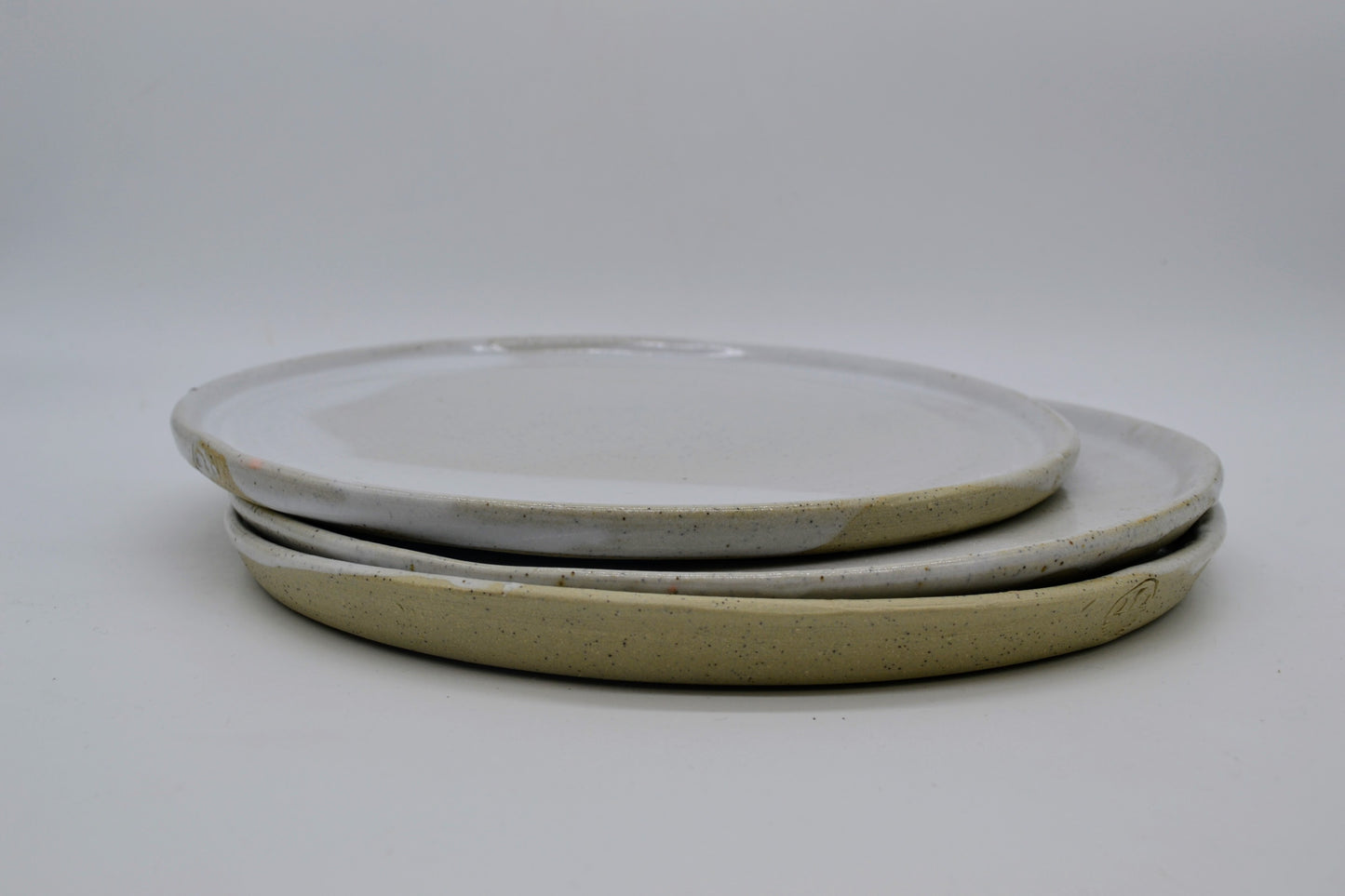 White Dinner Plate - Artist Prue Morrison