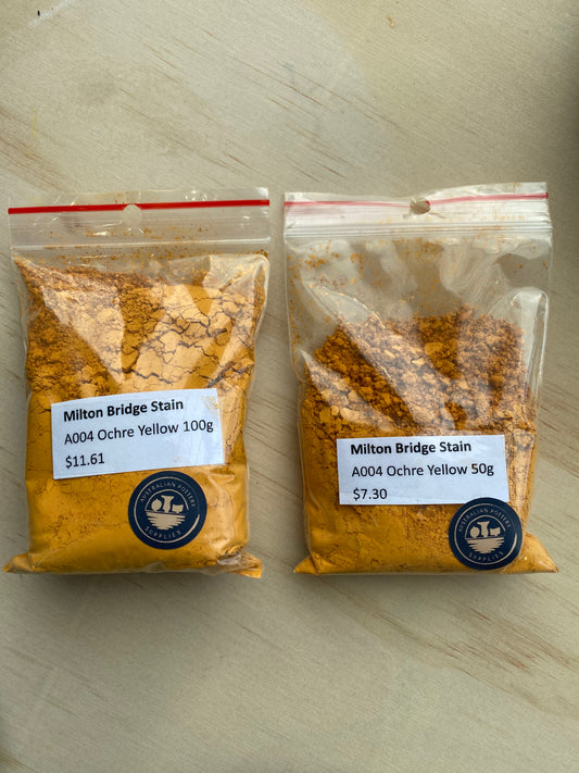 Milton Bridge Ochre Yellow Stain A004