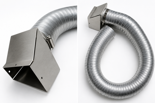 Replacement 3 Metre 80mm Flexible Pipe for all Kilncare IKON Top Loading Ceramic  Kilns