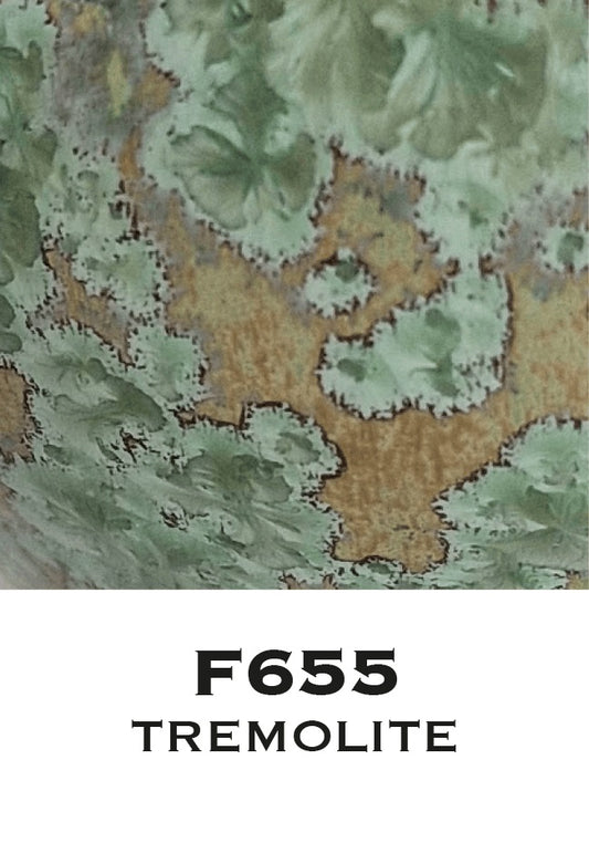 Milton Bridge Tremolite Crystalline Pottery Glaze (F655B) (1220°C Cone 6)